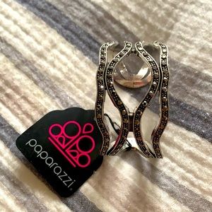 Gunmetal cuff bracelet